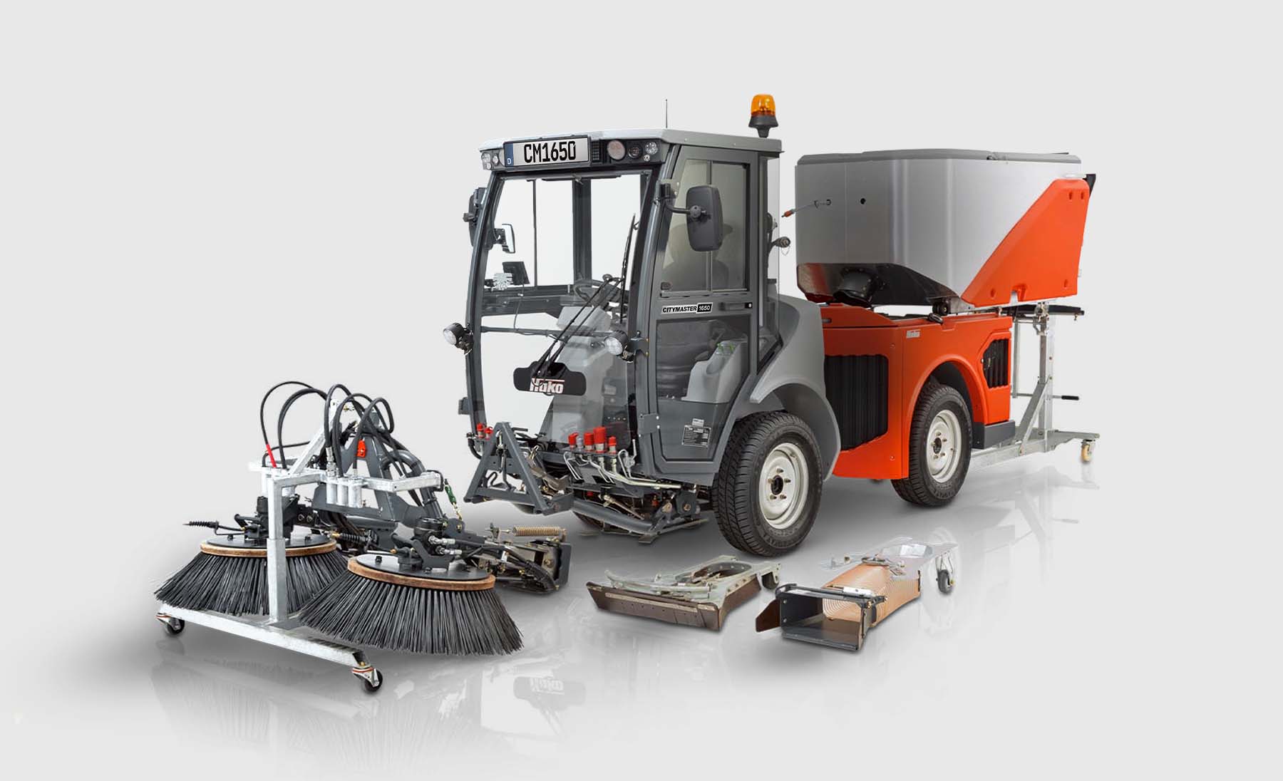 Innovatives Wechselsystem für den Citymaster 400: Effiziente Straßenreinigung und Winterdienst