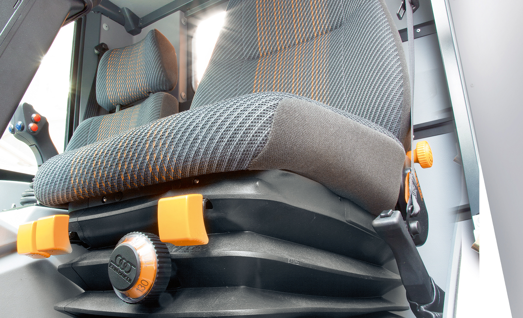 Ergonomischer Komfort: Der Fahrersitz des Multicar M31