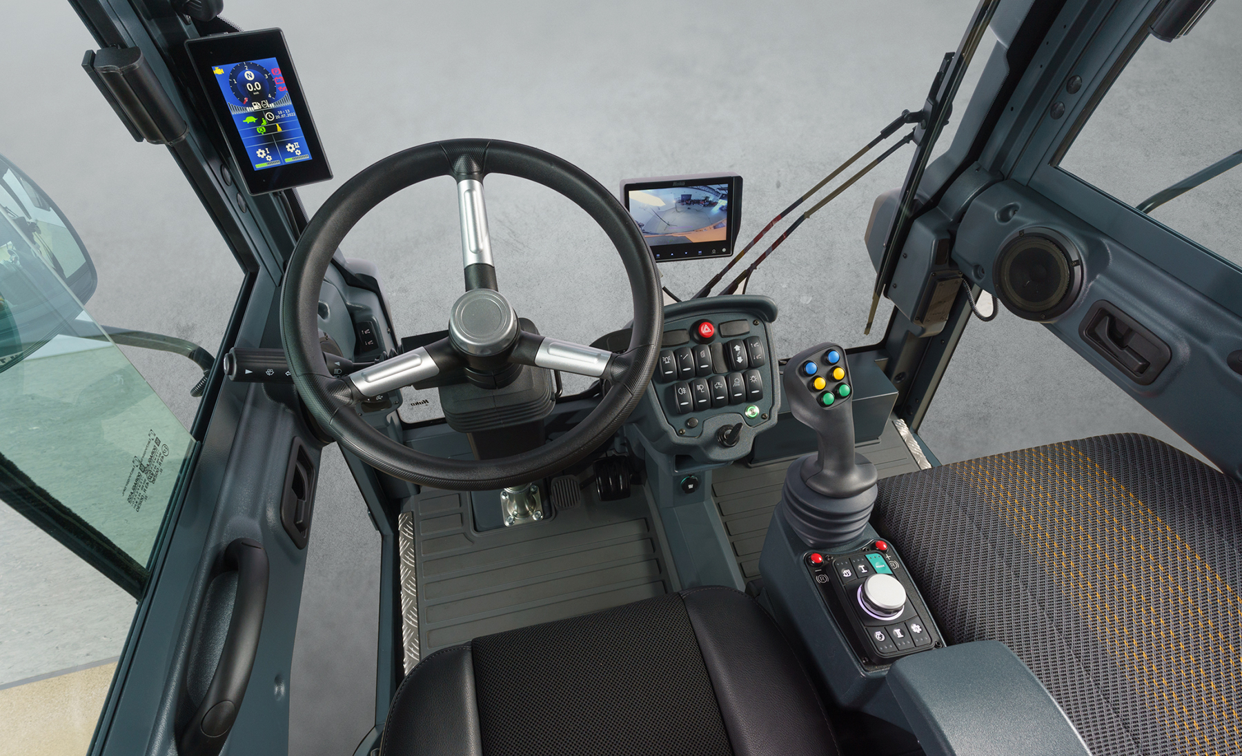 Ergonomisches Fahrerhaus des Multicar M31 – Komfort und Kontrolle für den Fahrer